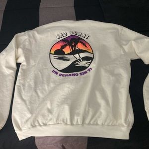Bad Bunny UVST merch crewneck pullover
